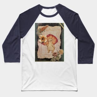 Sweet Mushroom Flower Boy Baseball T-Shirt